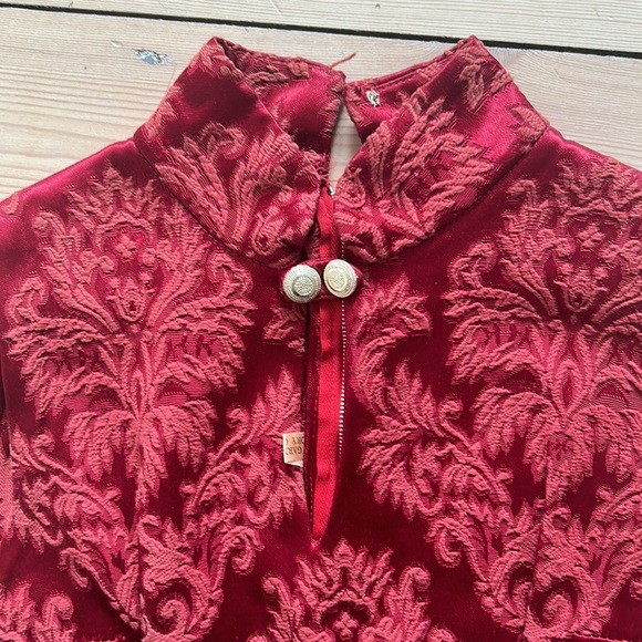 Rare 60s English brocade tunic, size 0-2 - Picture 2 of 6